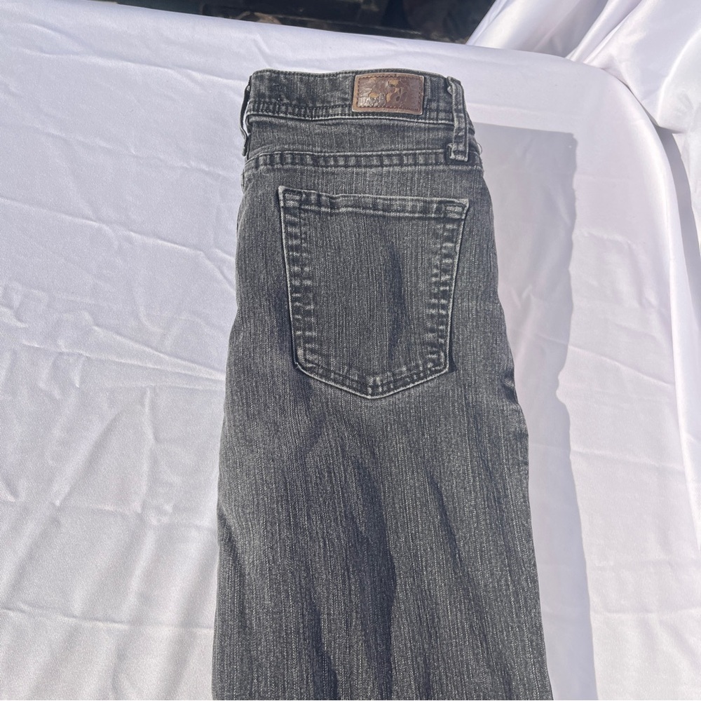 Lee Women's Straight Leg Jeans - Dark Gray - Picture 6 of 8